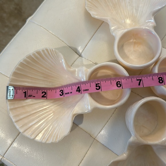 Set of Four Seashell Dishes - Picture 2 of 2